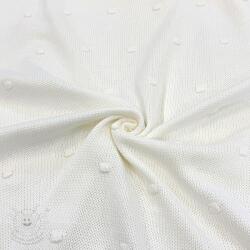  Pulóver anyag BIG KNIT DOT off white