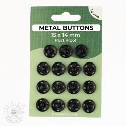  Patentozó szett METAL 14 mm black