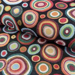  Dekorációs anyag JACQUARD MAGMA noir