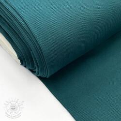  Körkötött passzé RIB dark petrol ORGANIC