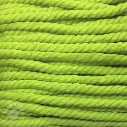  Tekert pamut zsinór 12 mm limezöld