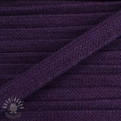  Pamut zsinór lapos 13 mm lila