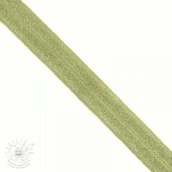 Szegőgumi glitter 20 mm lime