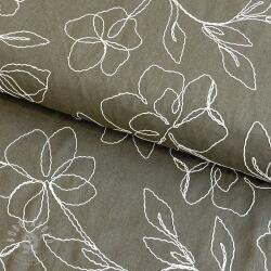  Viszkóz lenvászonnal EMBROIDERY Flower Danielle pickle