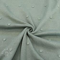  Pulóver anyag BIG KNIT DOT old green