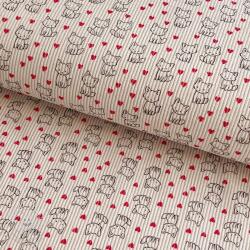  Kordbársony STRETCH Little foxes light sand