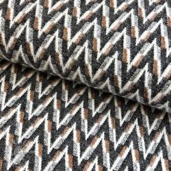  Kötött kelme jacquard Comfilia Arrows grey