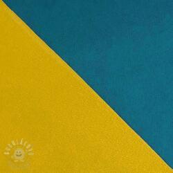  Műbőr bársony ALASKA canard/curcuma