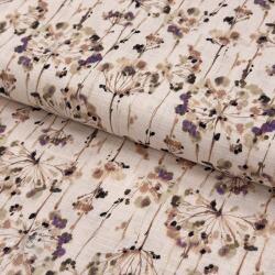  Viszkóz lenvászonnal Agapanthus design C digital print