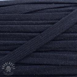  Pamut zsinór lapos 15 mm dark blue