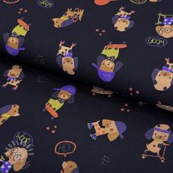  Jersey Dogs navy digital print