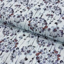  Viszkóz lenvászonnal Agapanthus design B digital print