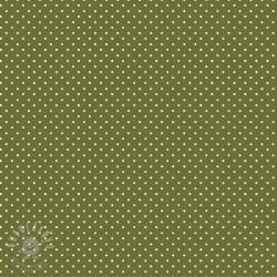  Pamutvászon Petit dots green