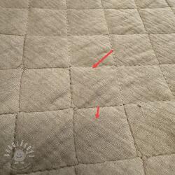  Dupla géz/muszlin QUILT beige II. osztály