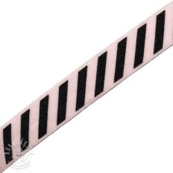  Szegőgumi STRIPE 20 mm light pink