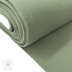  Körkötött passzé RIB old green ORGANIC