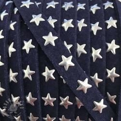  Bársony zsinór csillagokkal dark blue