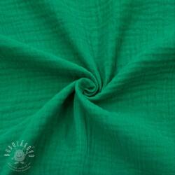  Dupla géz/muszlin hunter green ORGANIC