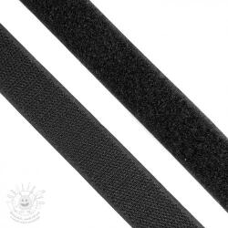  Suchý zips čierna 25 mm