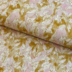  Viszkóz lenvászonnal CREPE Flowers Tomi digital print