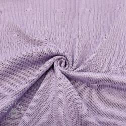  Pulóver anyag BIG KNIT DOT violet