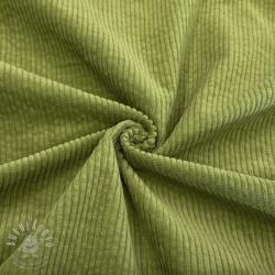  Kordbársony 6W WASHED STRETCH green