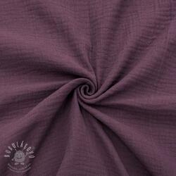  Dupla géz/muszlin aubergine
