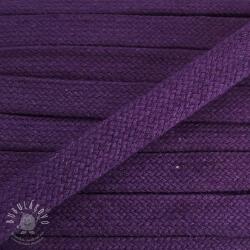  Pamut zsinór lapos 15 mm purple