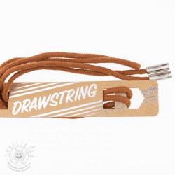  Kapucni zsinór fém végekkel 115 cm HEAD2 bronze