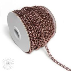  Fém lánc 5 mm old pink