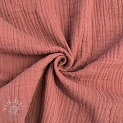  Dupla géz/muszlin mauve ORGANIC