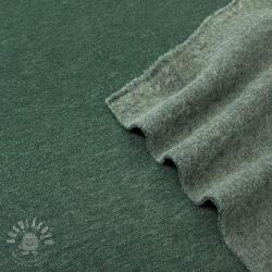  Szabadidő anyag fésült JOGGING dark green melange