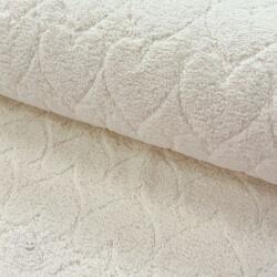  Kabát anyag TEDDY Hearts in hearts ecru