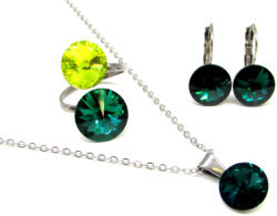 DIANA szett állítható gyűrűvel (emerald) (2025102903)