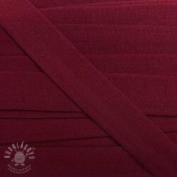  Szegőgumi matt 20 mm bordó