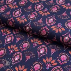  Pamutvászon Motif navy digital print