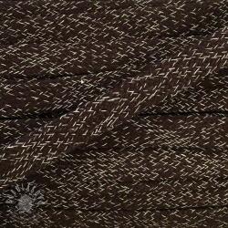  Pamut zsinór lapos 15 mm melange choco