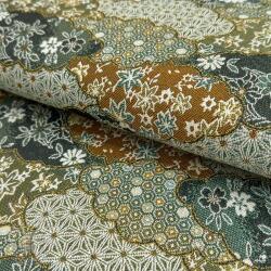  Dekorációs anyag jacquard Nuage allover kaki