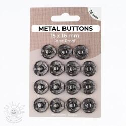  Patentozó szett METAL 16 mm anthracite