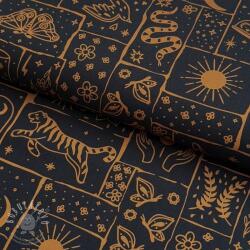  Pamutvászon Boho black