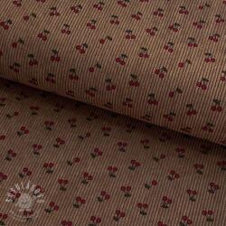  Kordbársony STRETCH Little cherry taupe