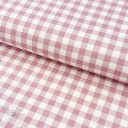  Pamutvászon FLANNEL Check light pink
