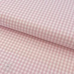  Pamutvászon YARN DYED CHECK BRUSHED light rose