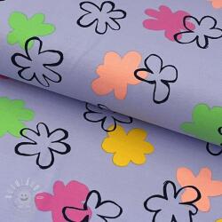  Jersey Flower prints purple