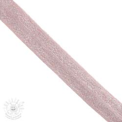  Szegőgumi glitter 20 mm rose