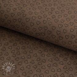  Kordbársony STRETCH Little love taupe