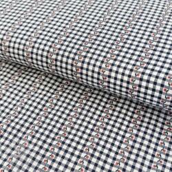  Pamutvászon JACQUARD Climbing navy