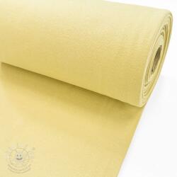  Körkötött sima passzé PREMIUM pale banana