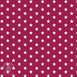  Pamutvászon Petit stars cerise