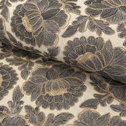  Viszkóz lenvászonnal Lizzy flowy grey